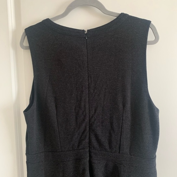 LOFT Plus Gray Dress Size 16 - Picture 8 of 9